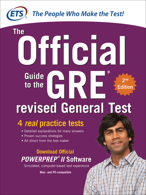 Title details for GRE by Educational Testing Service - Available